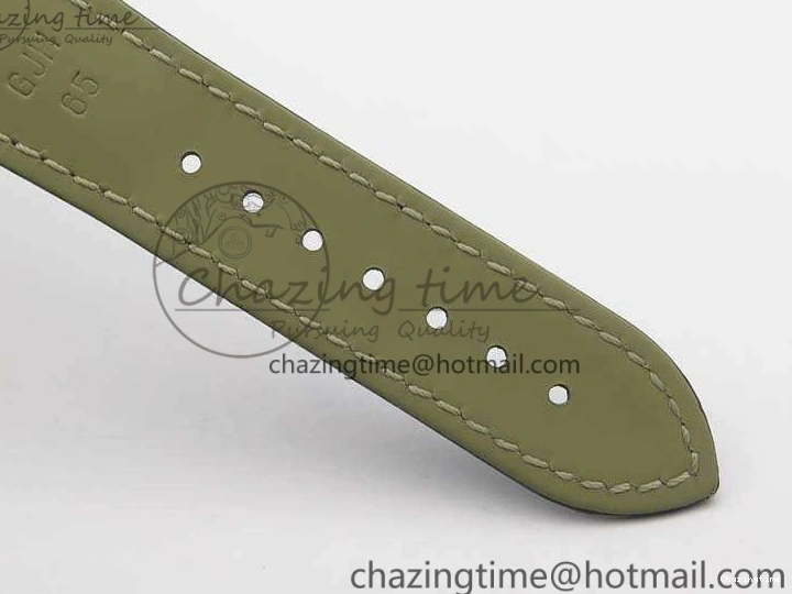 0104 De Ville Chronograph RG OMF 1:1 Best Edition Black Dial On Black Leather Strap A Sophisticated 8106